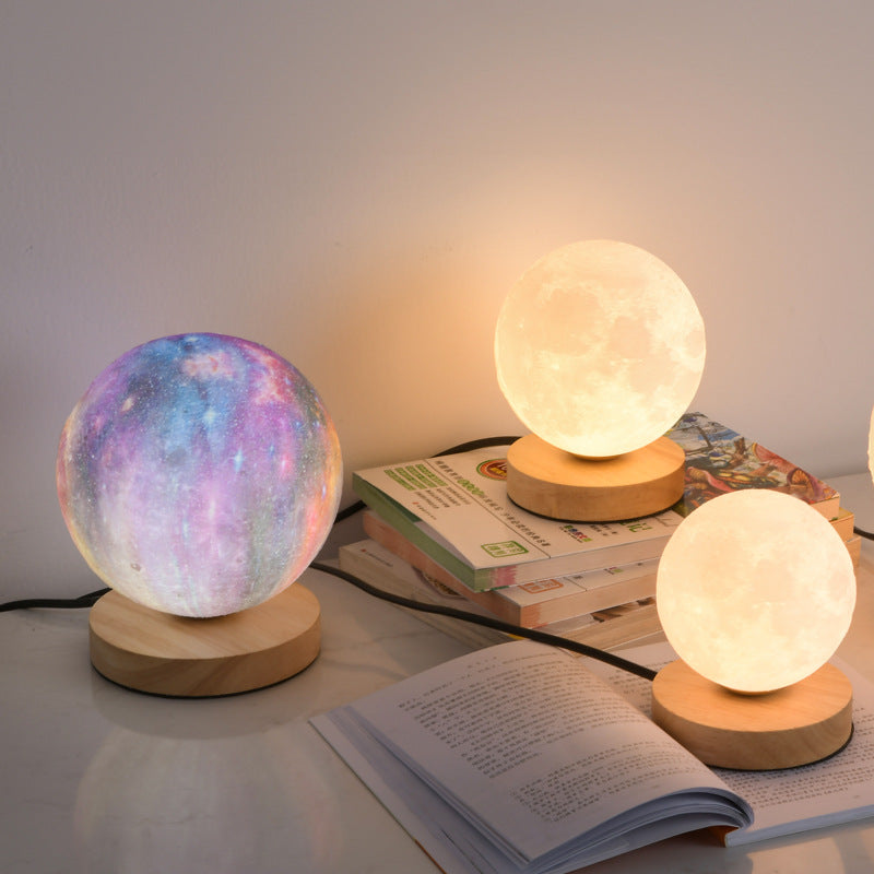 3D Moon Lamp Moon Lamp Desk Charging Lamp