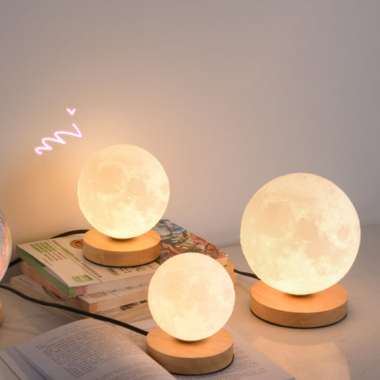 3D Moon Lamp Moon Lamp Desk Charging Lamp