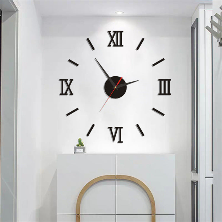 Simple Living Room Luminous Clock DIY